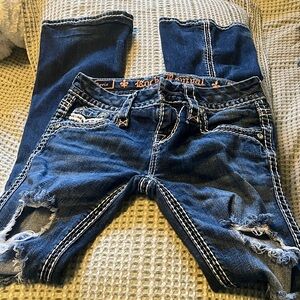 Rock Revival Dark Blue Boot Cut Jeans